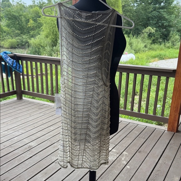 Urban Outfitters Sheer Beaded Dress - Picture 6 of 8